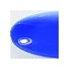Cabochon rond 12mm. Bleu cobalt.