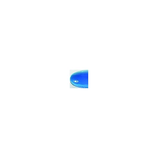 Cabochon rond 15mm. Bleu aigue-marine.