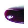 Cabochon rond 18mm. Violet.