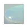 Cabochon rond 18mm. Blanc opal.