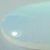 Cabochon ovale 18/13mm. Blanc opal.