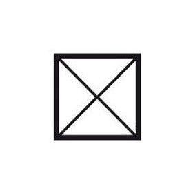 Verre biseauté pointu. 1.25" x 1.25"    3.18cm x 3.18cm.