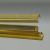 Profilé en U (laiton) longueur 1.80m. Dimension intérieure 4mm / 4mm