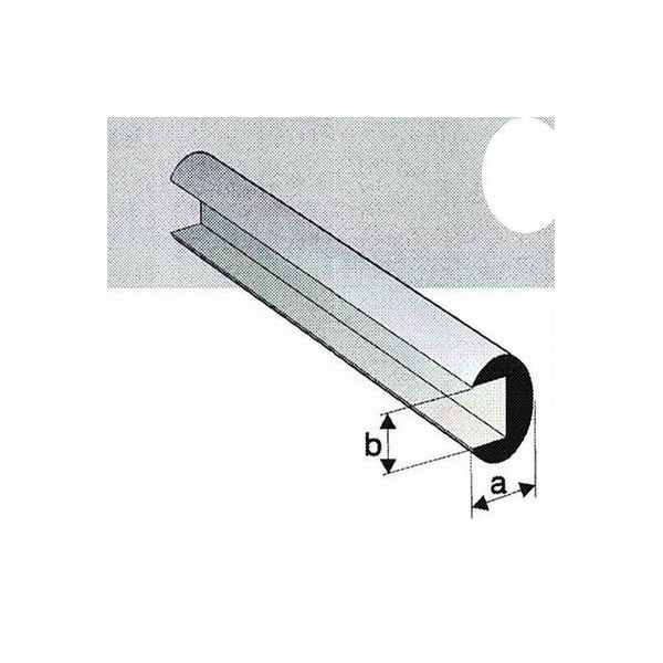 Plomb décoratif U2.5 x 3.5mm. Longueur 1 mètre