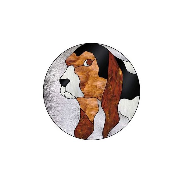 Patrons pour vitrail " Boxer ". Format A4