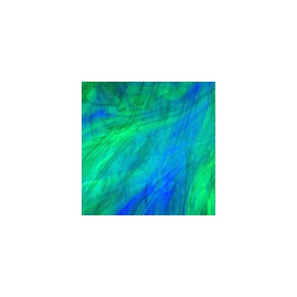 Wissmach 702 WO Mystic. Vert, bleu et blanc. Structuré. Semi-translucide