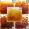 Fritte v.float 0165. Ambre semi-opaque. Pot 250gr. COE 82