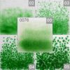 Fritte v.float 0076. Vert chrome transparent. Pot 250gr. COE 82