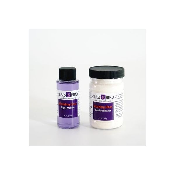 Glass Bird Modeling. Kit pour modeler de la pâte de verre à partir de frittes.