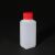 Flacon plastique carré vide avec bouchon. Contenance 100ml