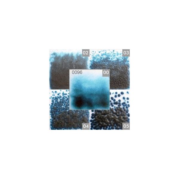 Fritte v.float  0096. Aigue-marine transparent. Pot 250gr. COE 82.