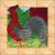 Patron pour vitrail " Coq ". Format 285mm x 285mm