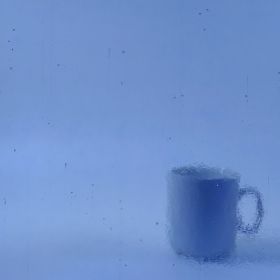 Wissmach 189 Seville. Bleu ciel translucide. Légèrement structuré