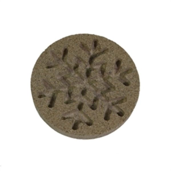 Moule en vermiculite "Cristal de glace". Diam. 105mm. Épaisseur 15mm