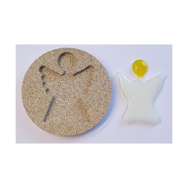 Moule en vermiculite "Ange 2". Diam. 105mm. Épaisseur 15mm