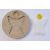 Moule en vermiculite "Ange 2". Diam. 105mm. Épaisseur 15mm
