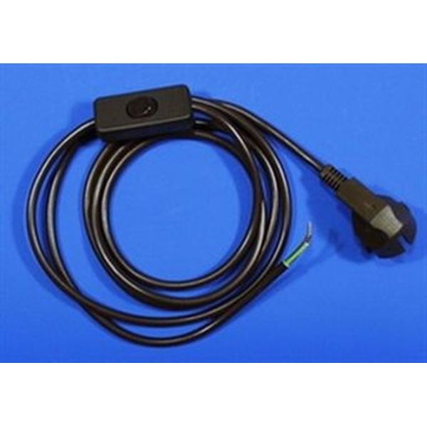 Câble électrique 3x0.75mm2. Brun avec interrupteur