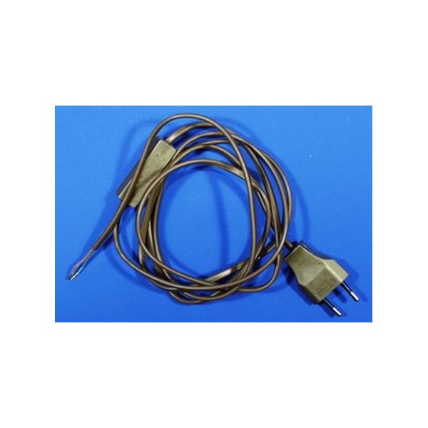 Câble électrique 2x0.75mm2. Or avec interrupteur