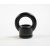 Anneau de suspension noir. Diamètre 22mm
