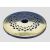 Coiffe plate perforée. Diamètre 7.6cm