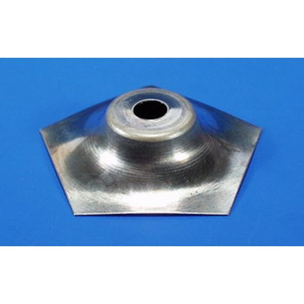 Coiffe à  5 cotés sans rebords. Coté de 4.4cm