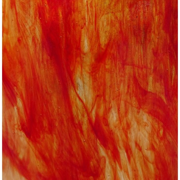 Wissmach 27 WO. Veiné orange. Semi-translucide lisse