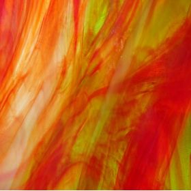 Wissmach 25 WO. Orange et un peu de vert. Semi translucide