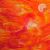 Spectrum 675-5 F. Rouge orange veiné. Opaque. Lisse. Fusing COE96