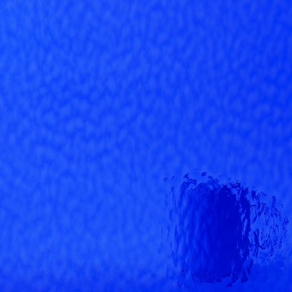 Spectrum 134RR F. Bleu moyen. Translucide. Structuré. Fusing COE96