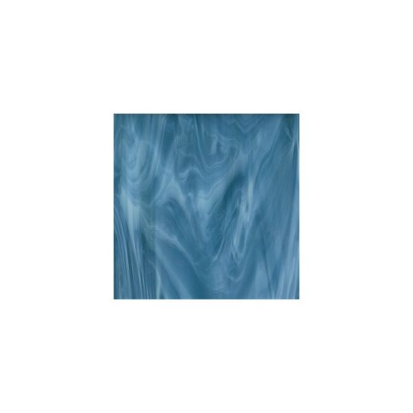 Spectrum 838-74 F. Bleu gris veiné . Semi-translucide. Lisse. Fusing COE96