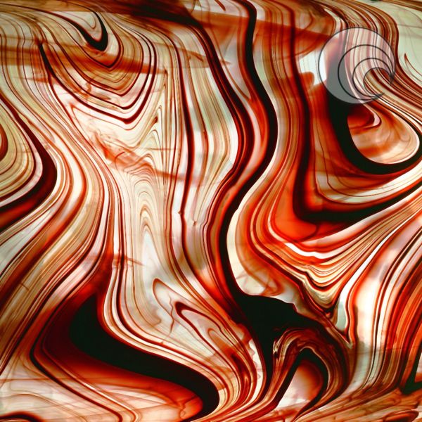 Spectrum Burgundy Baroque. Brun en vague sur clair