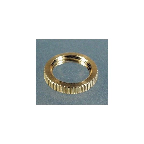 Ecrou M10x1 moleté en laiton