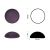 Cabochon rond 25mm. Violet.
