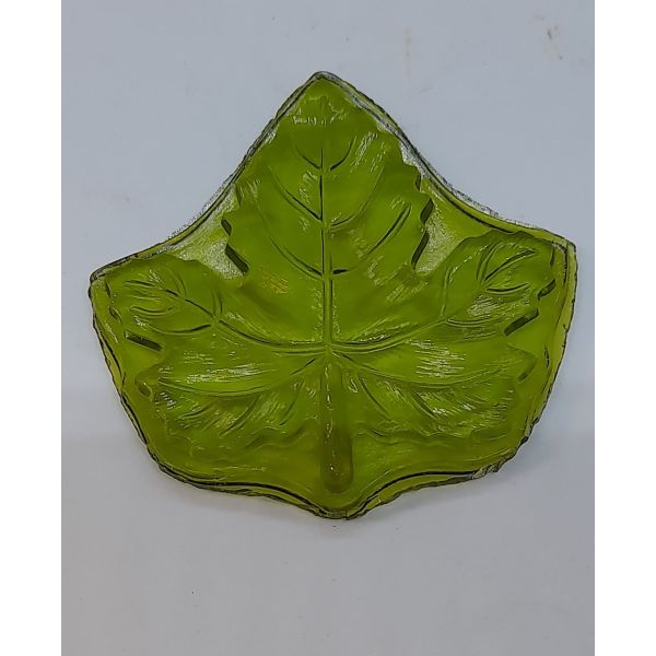 Feuille de vigne en verre. 6cm / 6cm