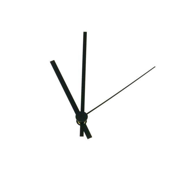 Aiguilles pour horloge. 80/60mm. Noir