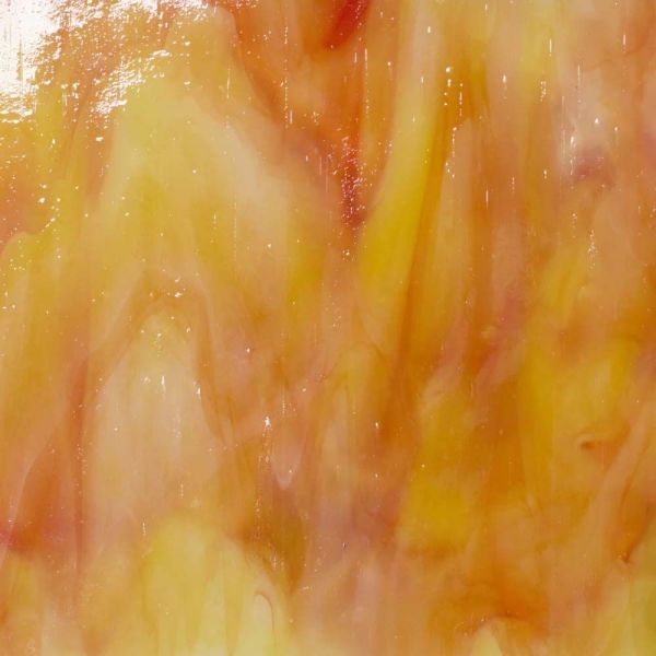 Mississipi River Glass 2005 S Jaune orange opaque