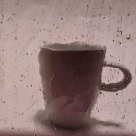 Mississipi River Glass 1005 C Rose translucide texturé