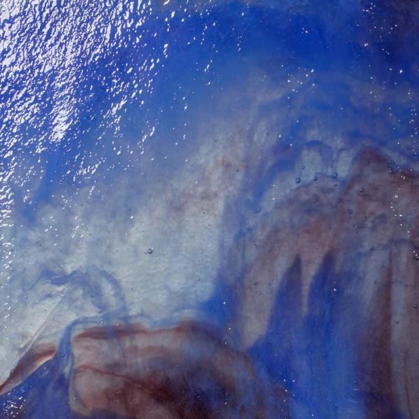 Mississipi River Glass 5011 S Semi translucide bleu foncé violet