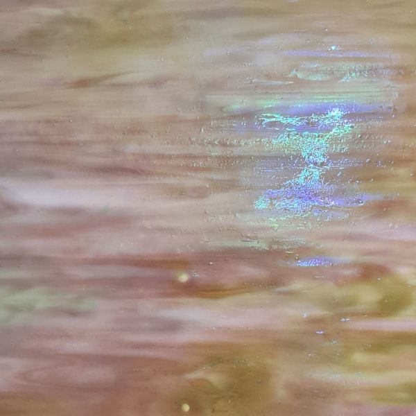 Wanda Stained Glass OPAL 18 Blanc violet opalescent irisé