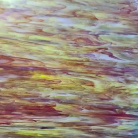 Wanda Stained Glass 565 Jaune rouge et blanc opalescent