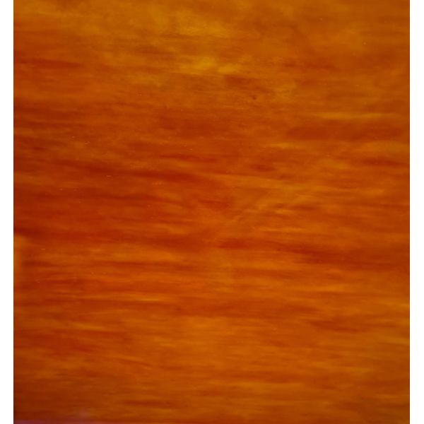 Wanda Stained Glass 1086IR Orange blanc irisé opalescent