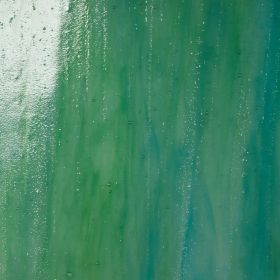 Mississipi River Glass 4005 S Vert bleu semi translucide