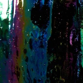 Mississipi River Glass 5006 IR Noir opaque irisé