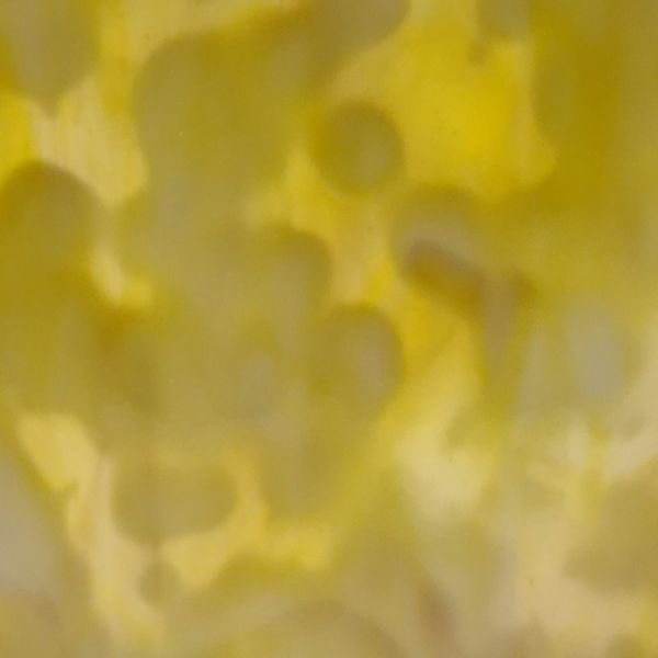 Mississipi River Glass 7036 M Jaune blanc brun foncé opaque