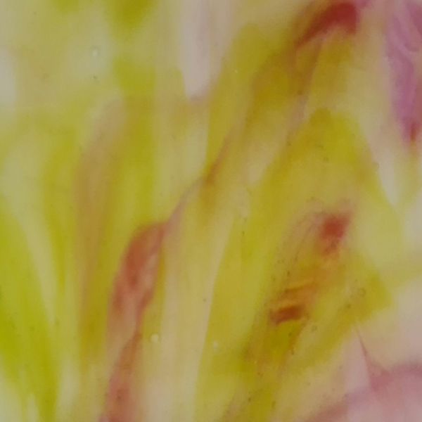 Mississipi Stained Glass 7013 S Jaune vert rose blanc opaque