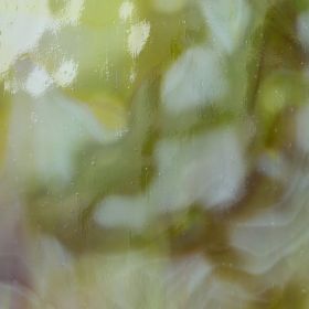 Mississipi River Glass 7038 M Jaune marron foncé blanc semi-translucide