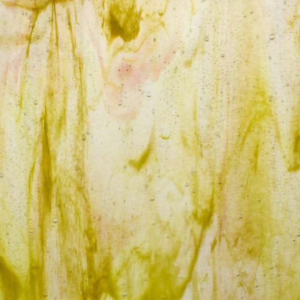 Mississipi River Glass 7008 S Jaune brun foncé opaque