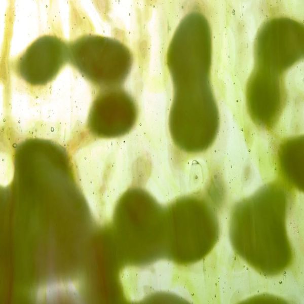 Mississipi River Glass 7039 M Jaune blanc rose opaque