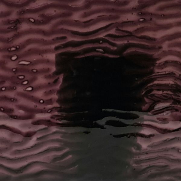 Mississipi River Glass 6006 R Violet foncé translucide texturé