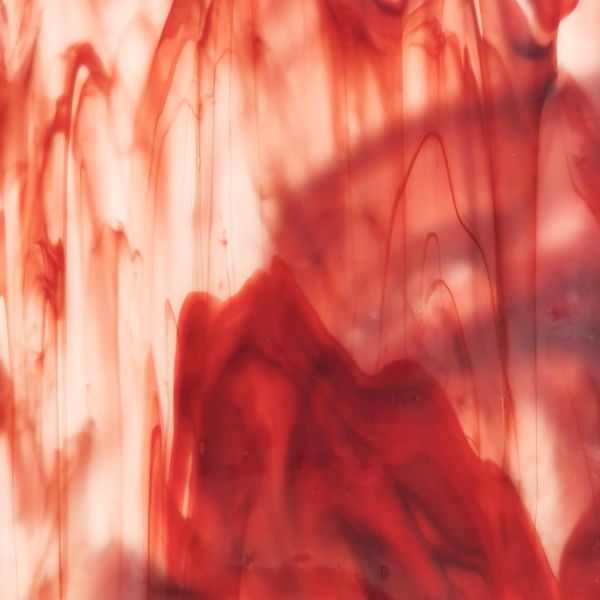 Mississipi River Glass 1008 S Blanc rouge opaque